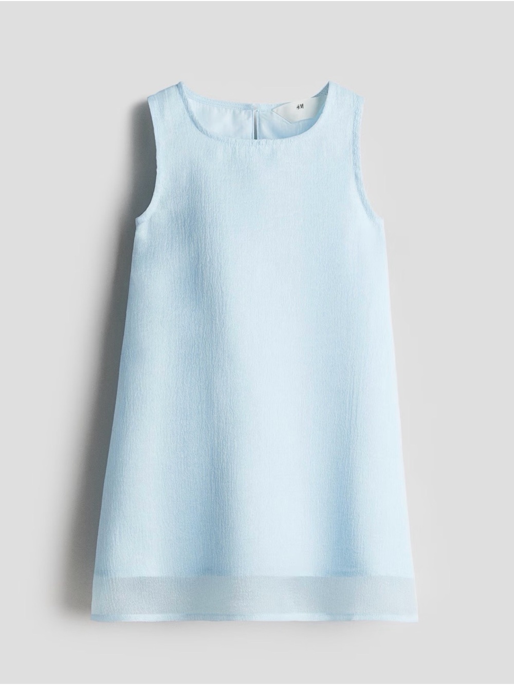 H&M Pale Blue Sleeveless Shift Dress for Kids